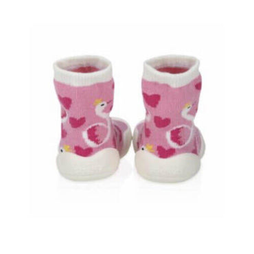 Nuby Snekz Sock & Shoe - Pink Flamingo