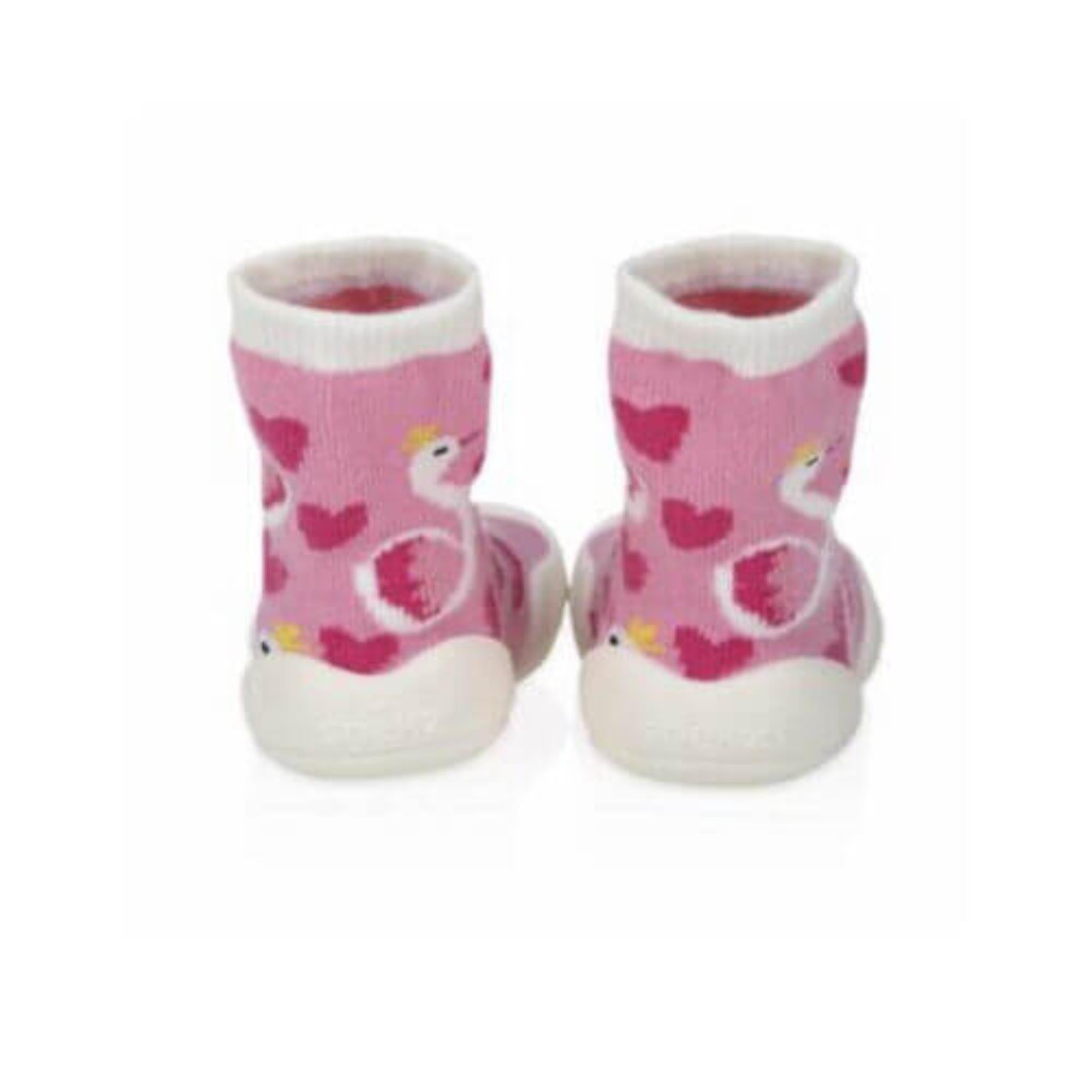 Snekz Sock & Shoe Large - Pink Flamingo