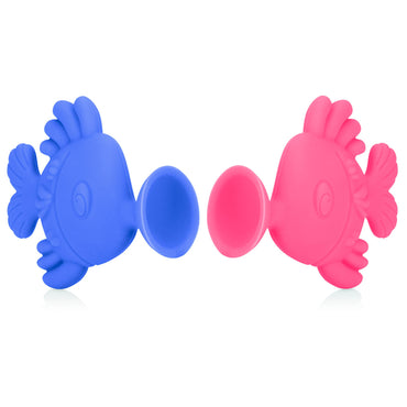 Silly Suction Kissing Fish - Pink/Purple