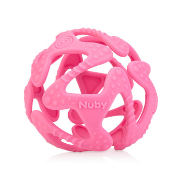Tuggy Teething Ball - Pink