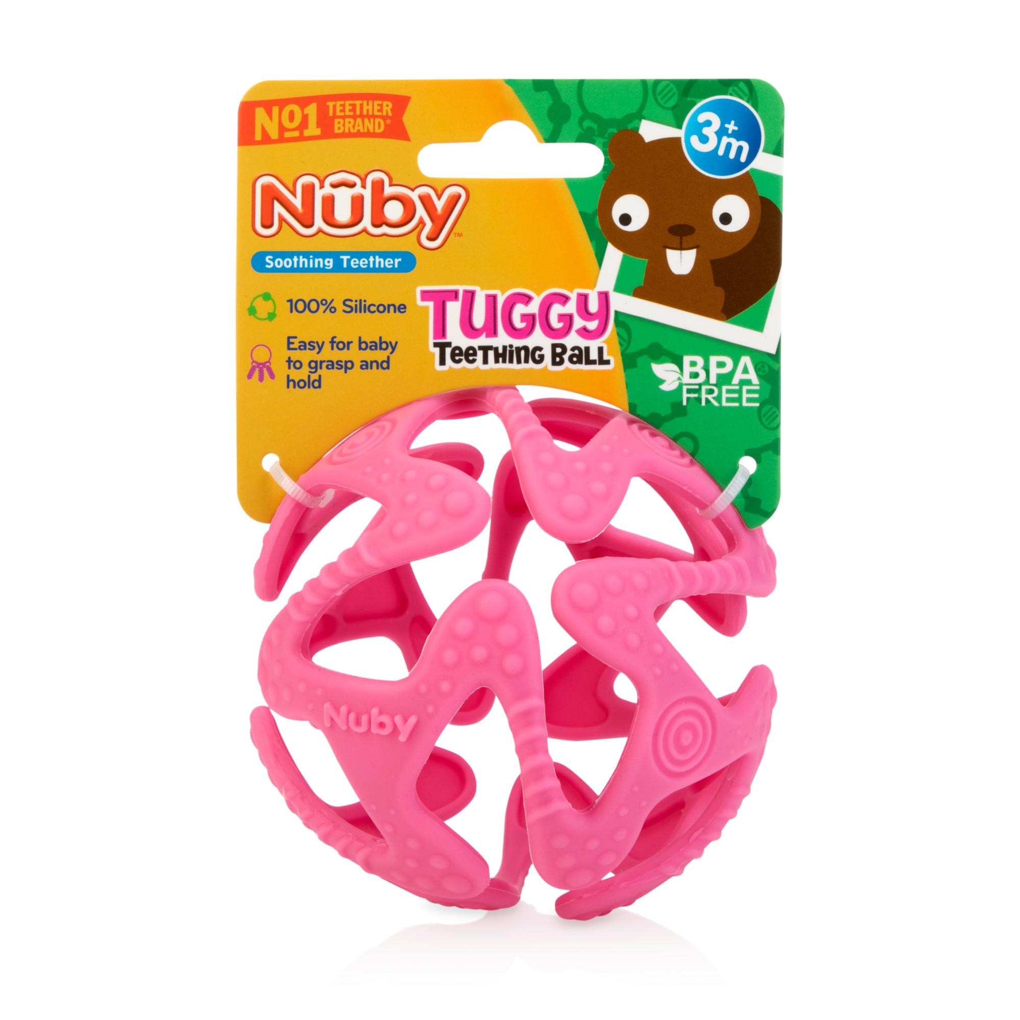 Tuggy Teething Ball - Pink