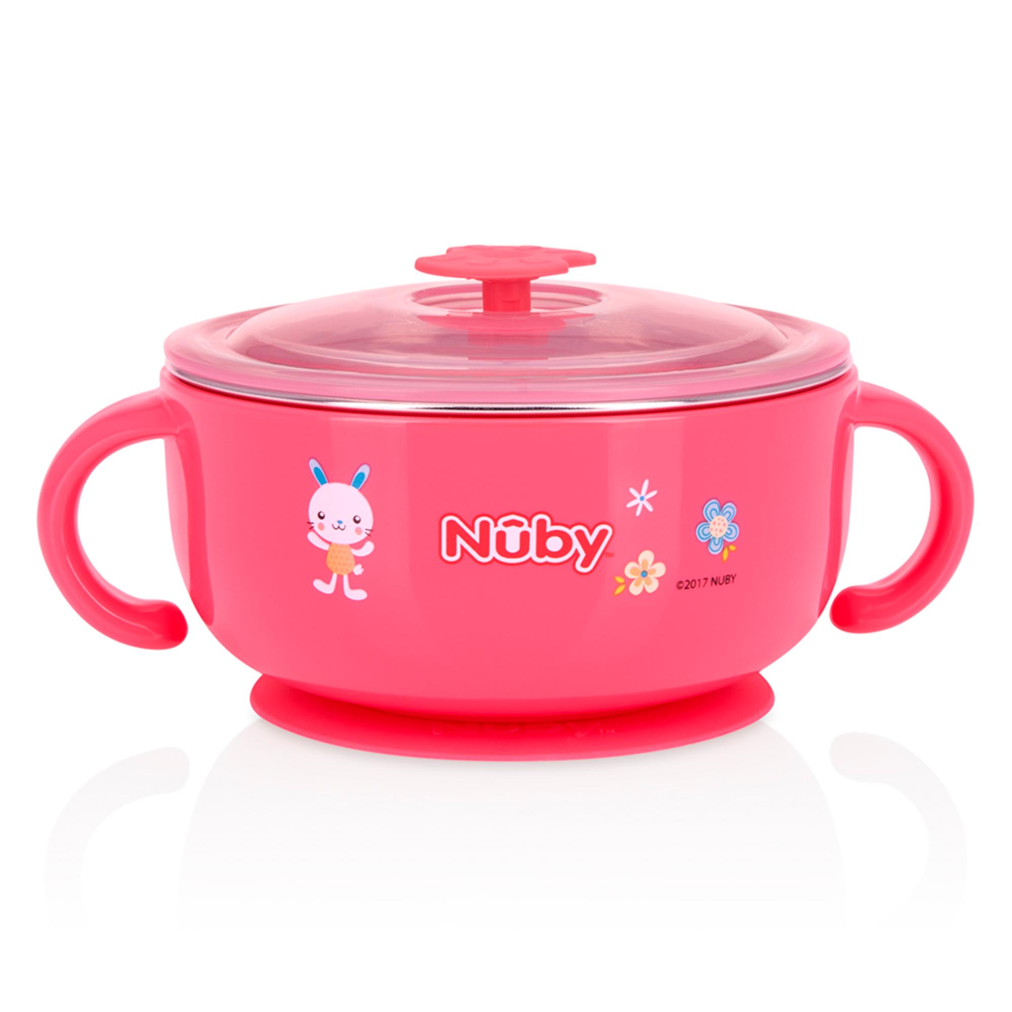 Stainless Steel Feeding Set - Pink