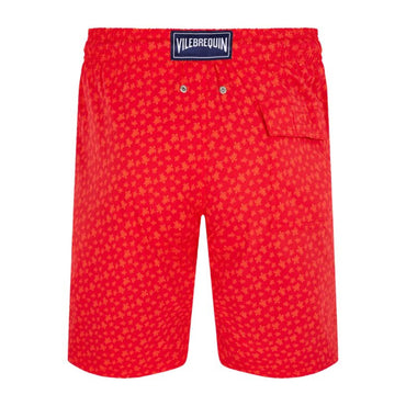 Red Print Father/Son Micro Rnd Red Men Okorise Swimsuit