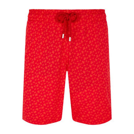 Red Print Father/Son Micro Rnd Red Men Okorise Swimsuit