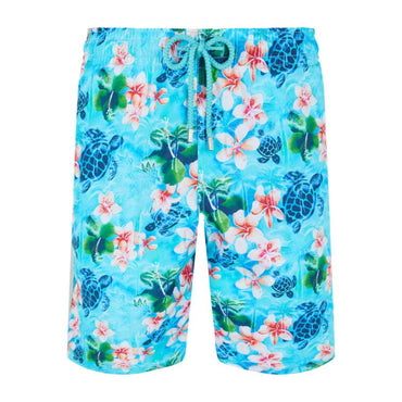 Blue Print Father/Son Turtles Jungle Men Okoa Swimsuit