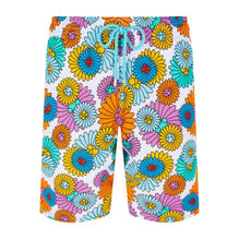 Multicolor Family Print Marguerite Men Okoa Swimsuit