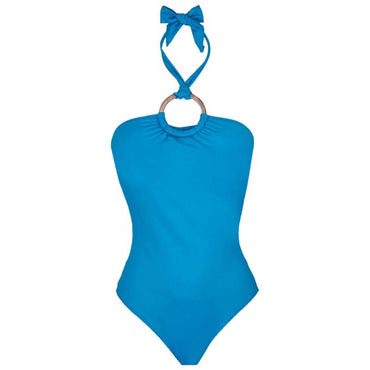 Blue Women Loop Swimsuit