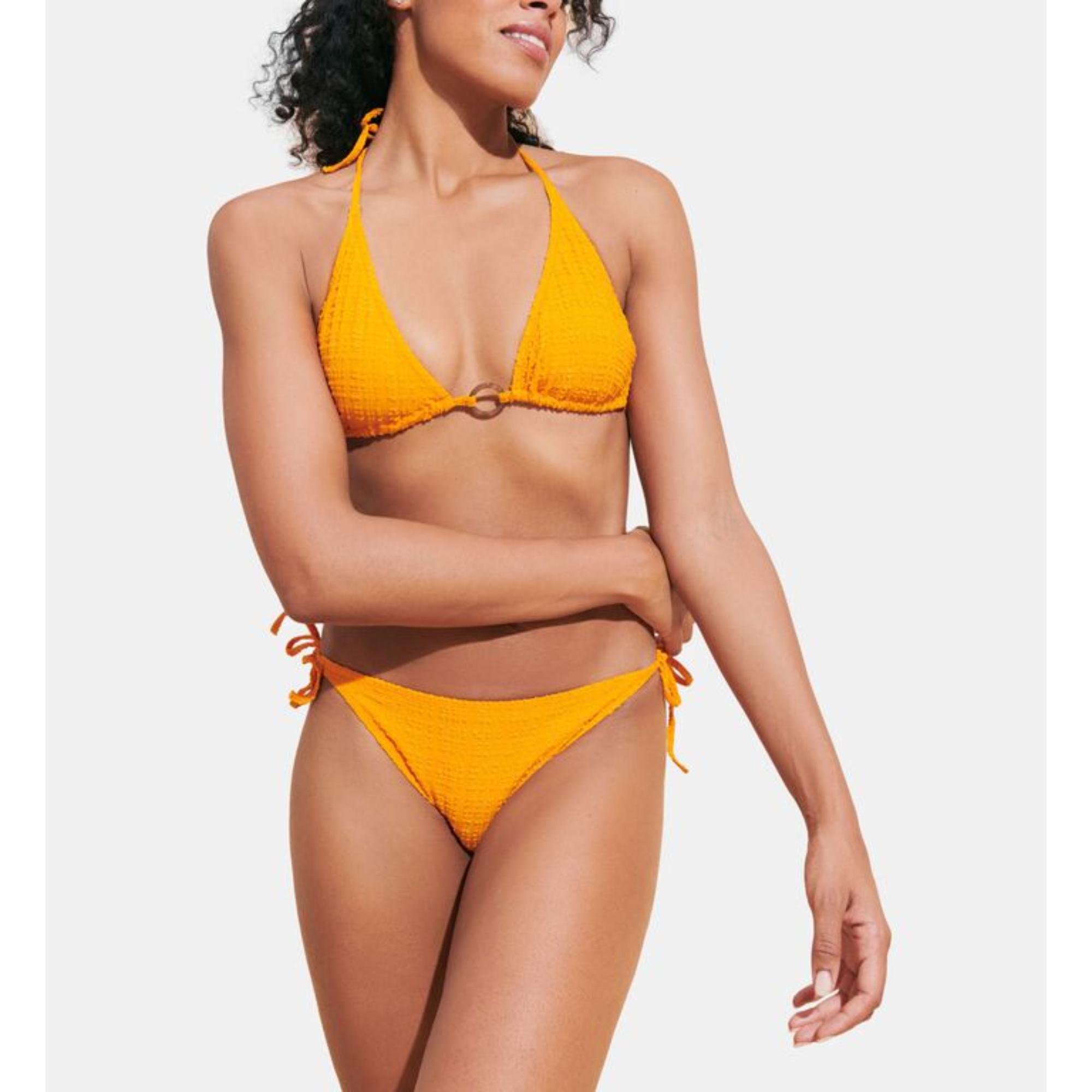 Orange Women Fou Swimsuit