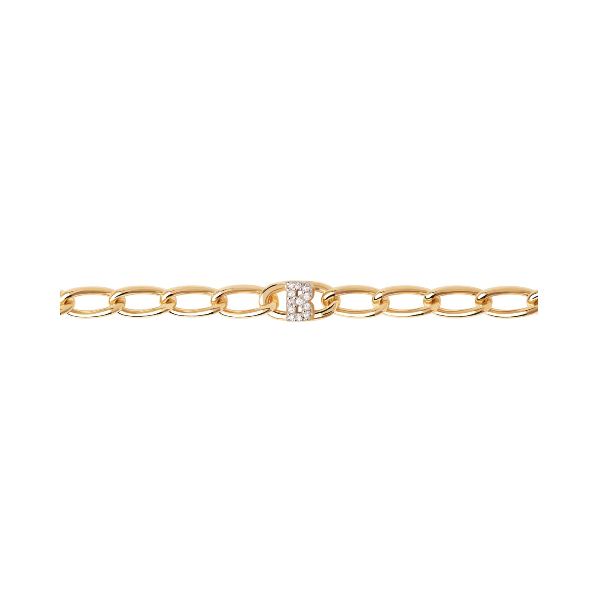 Letter B Chain Bracelet