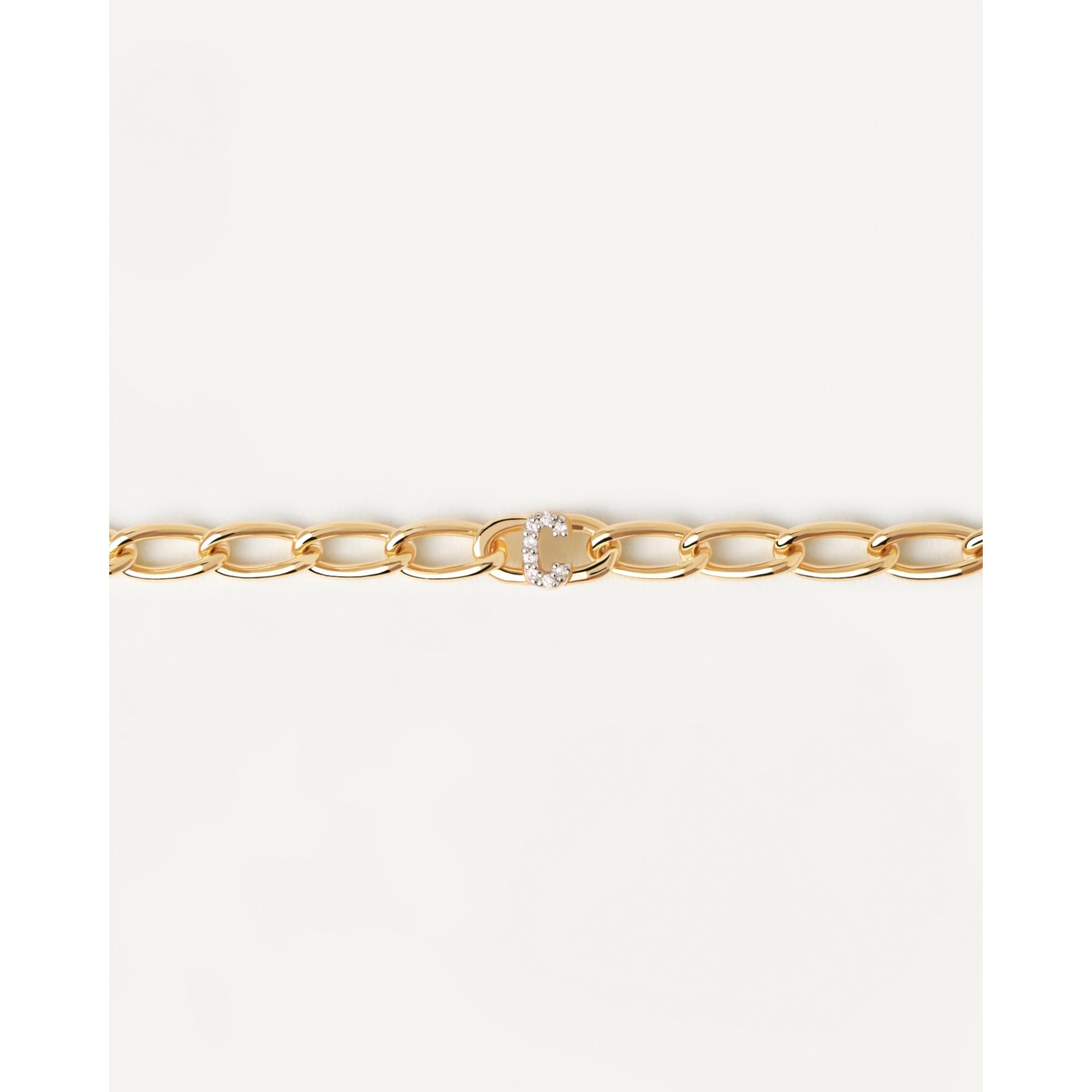 Letter C Chain Bracelet