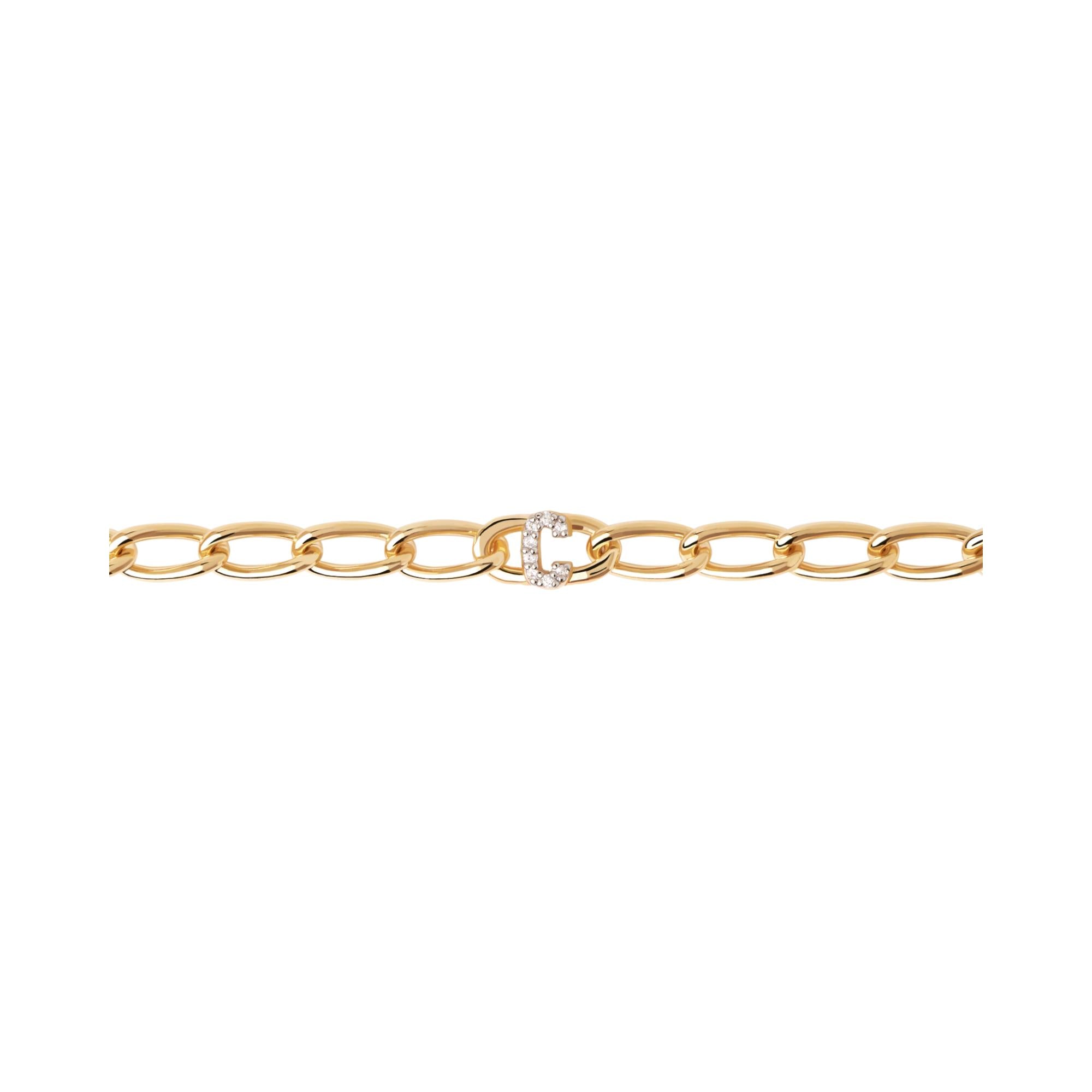 Letter C Chain Bracelet