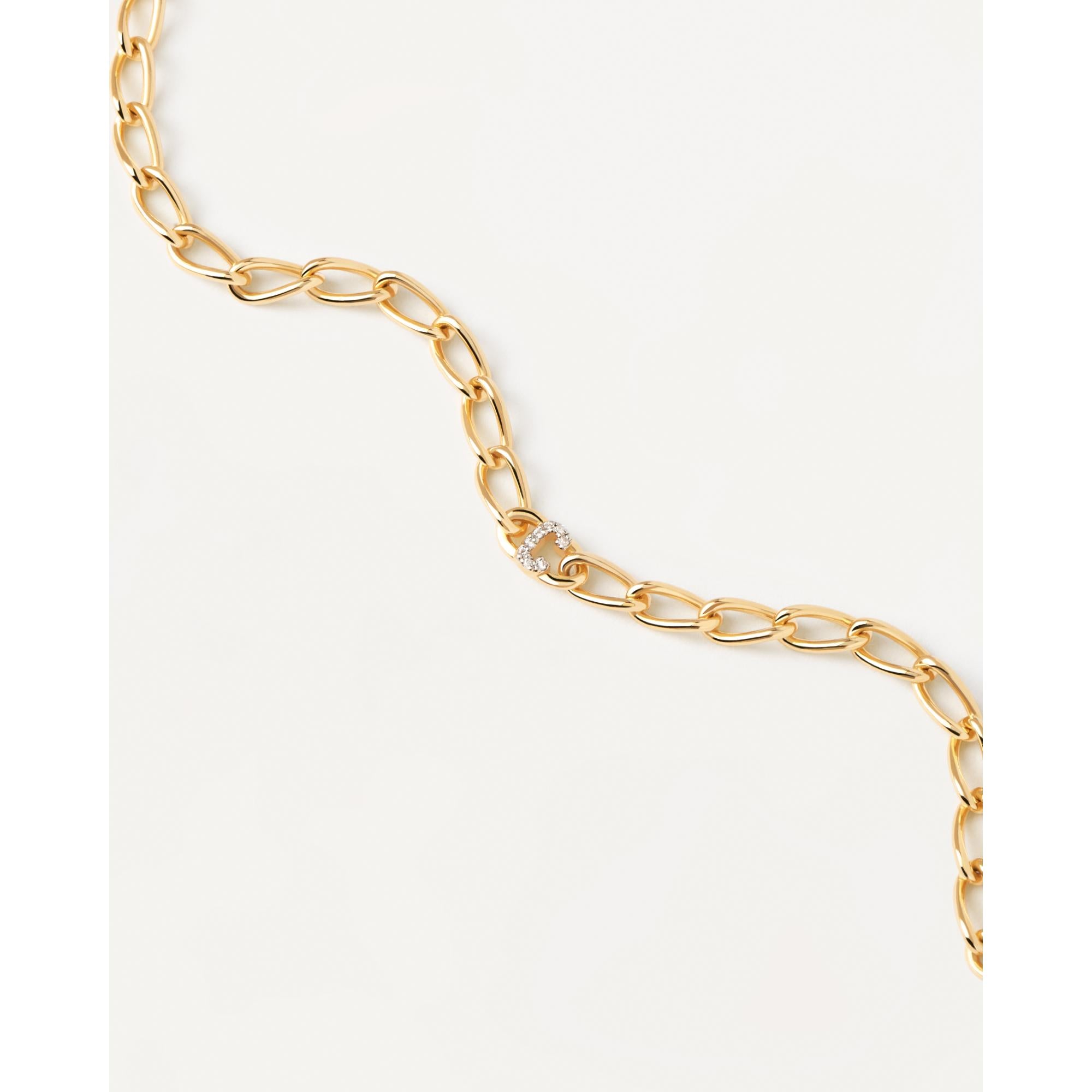 Letter C Chain Bracelet