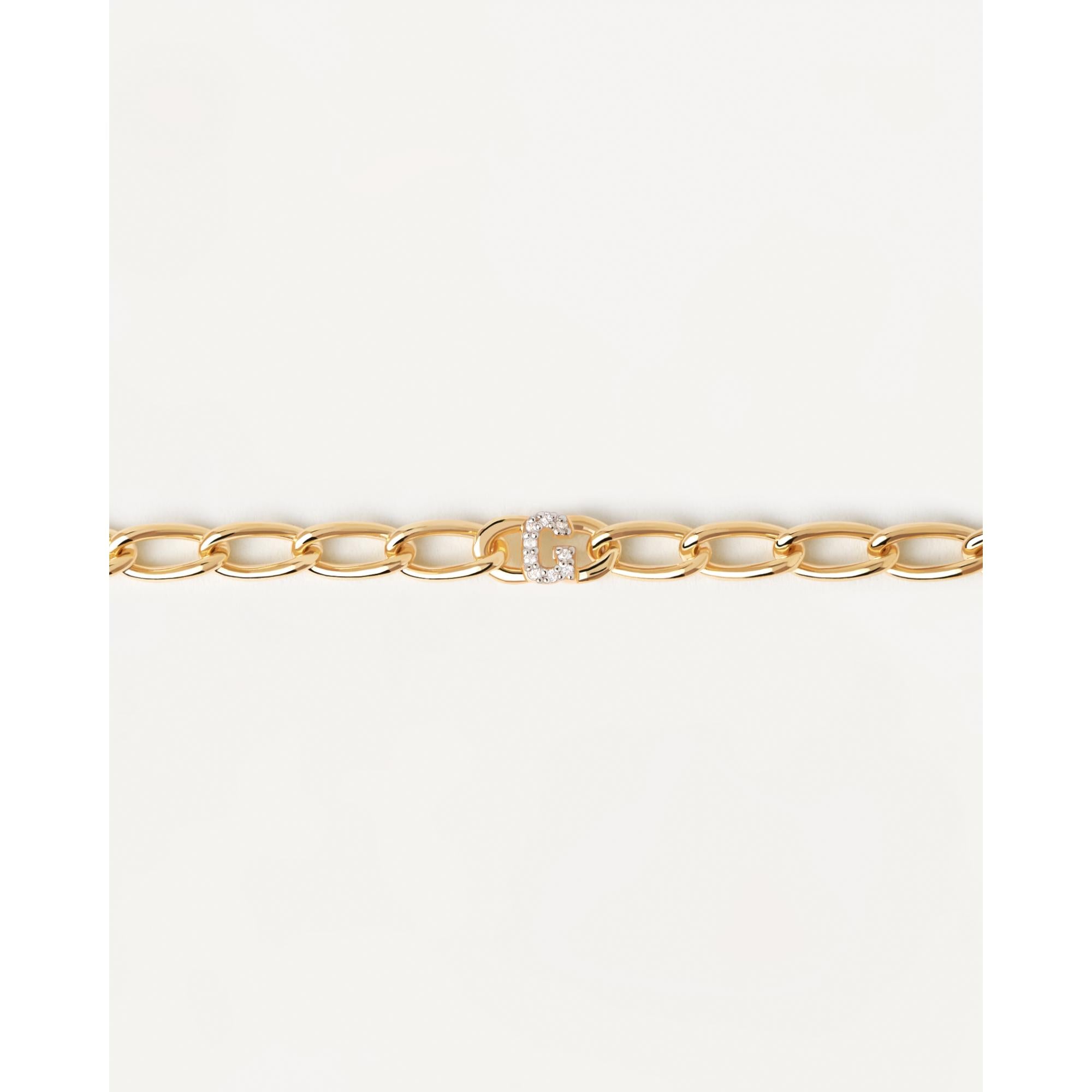 Letter G Chain Bracelet