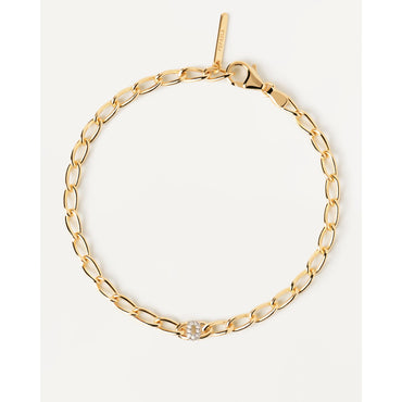 Letter O Chain Bracelet