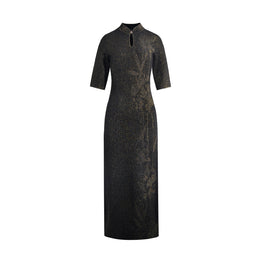 Women Qipao Dress - Black