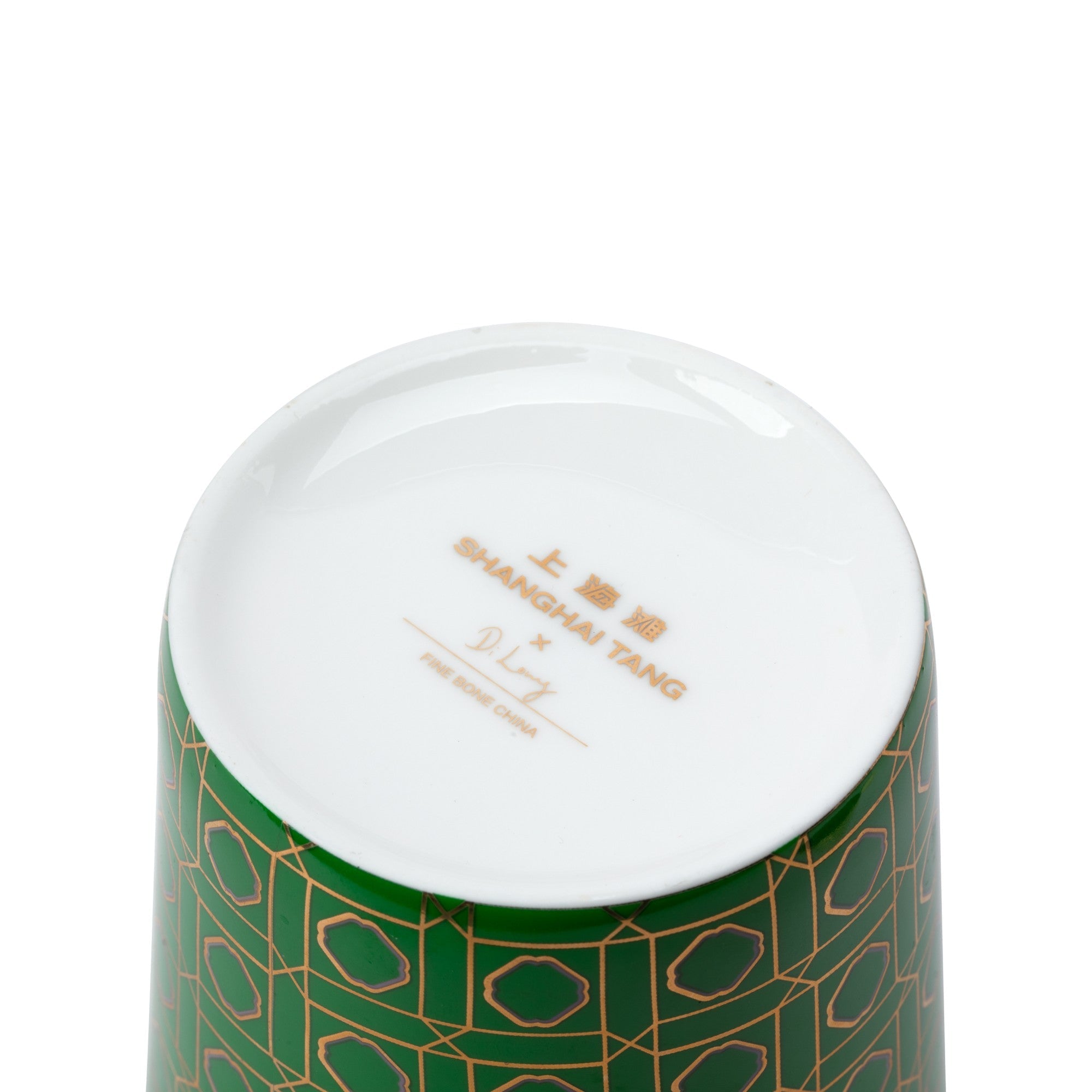 Longdi Regular Candle With Lid (250G) - Active Peony - Green