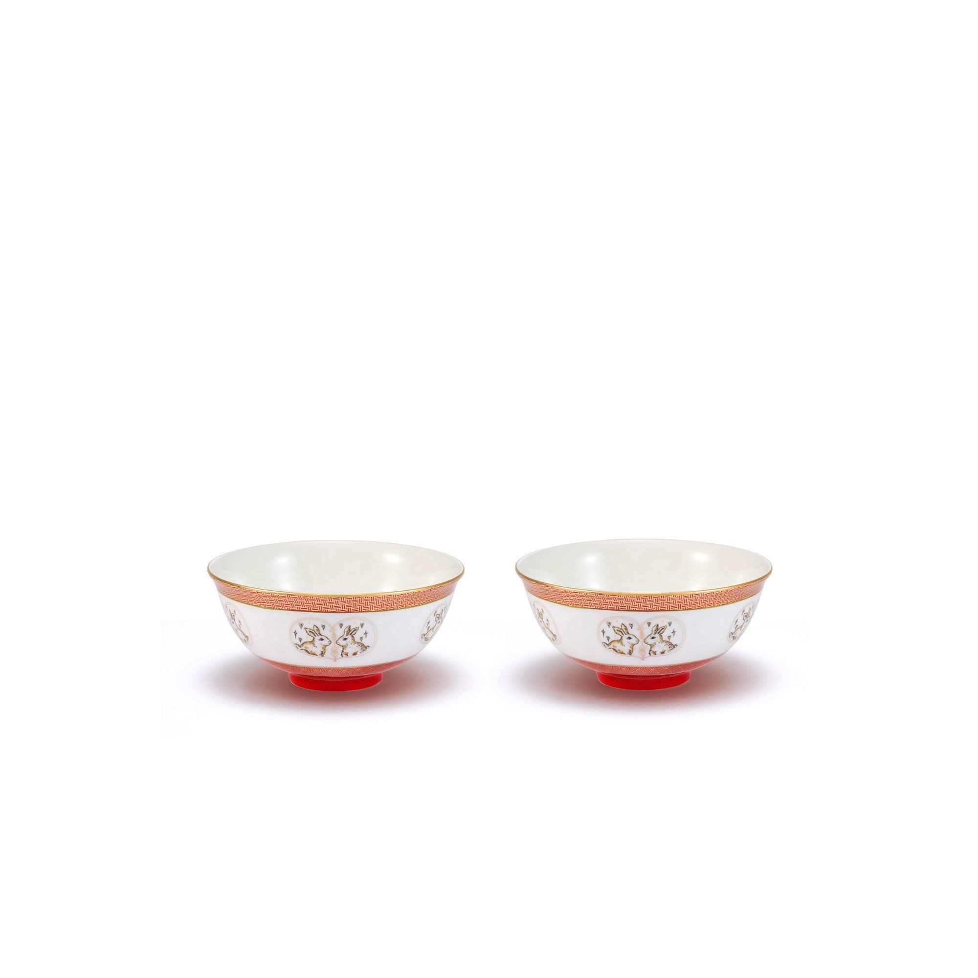 Rabbit Bowl Set - Red