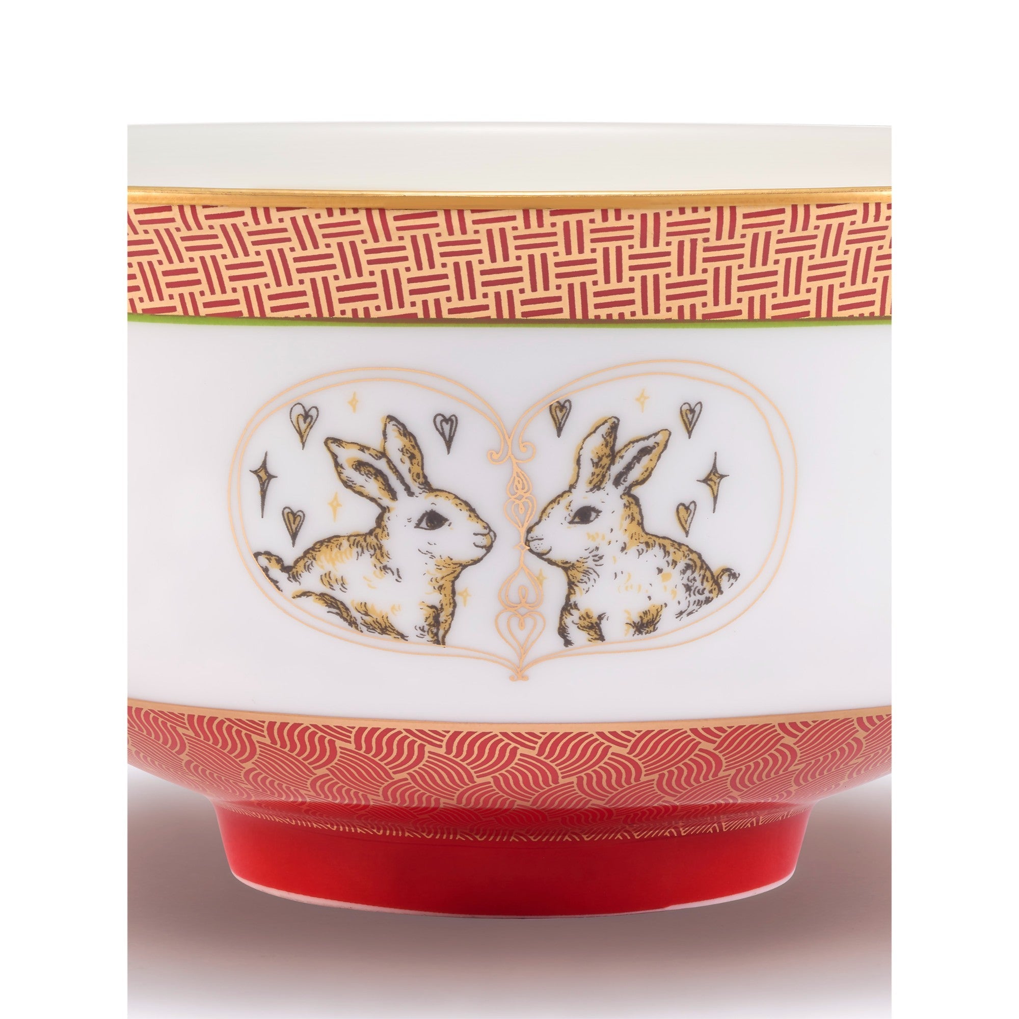 Rabbit Bowl Set - Red