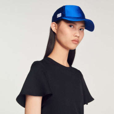 Women Satiny Cap - Electric Blue