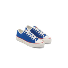 Women Canvas Trainers With Flame Sole - Blue