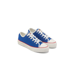 Women Canvas Trainers With Flame Sole - Blue