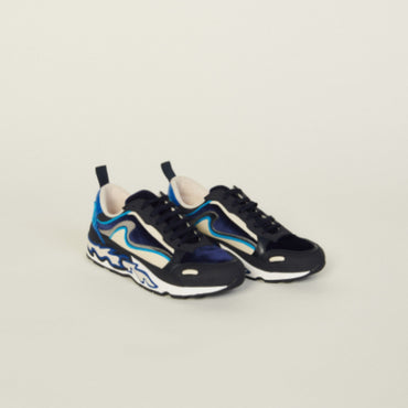 Women Flame Trainers - Navy Blue