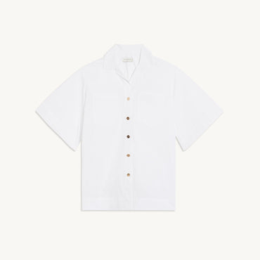 Women Oversized Organic Cotton Shirt - White