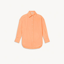 Women Oversized Shirt - Apricot Fluo