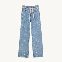 Women Torn Effect Jeans - Blue Jean