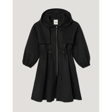 Women Hooded Coat - Black