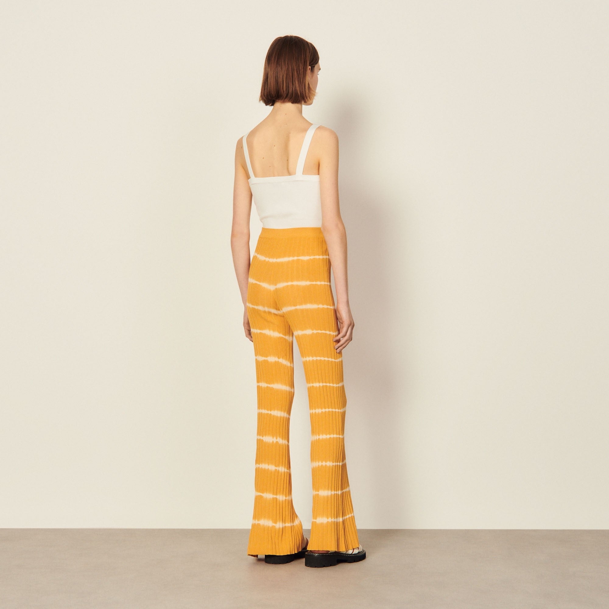 Women Knit Trousers - Clementine