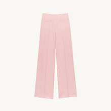 Women High-Waisted Trousers - Light Pink