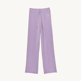 Women Knit Trousers - Mauve