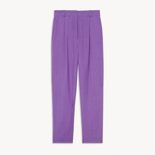 Women Straight-Leg Trousers - Purple