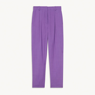 Women Straight-Leg Trousers - Purple