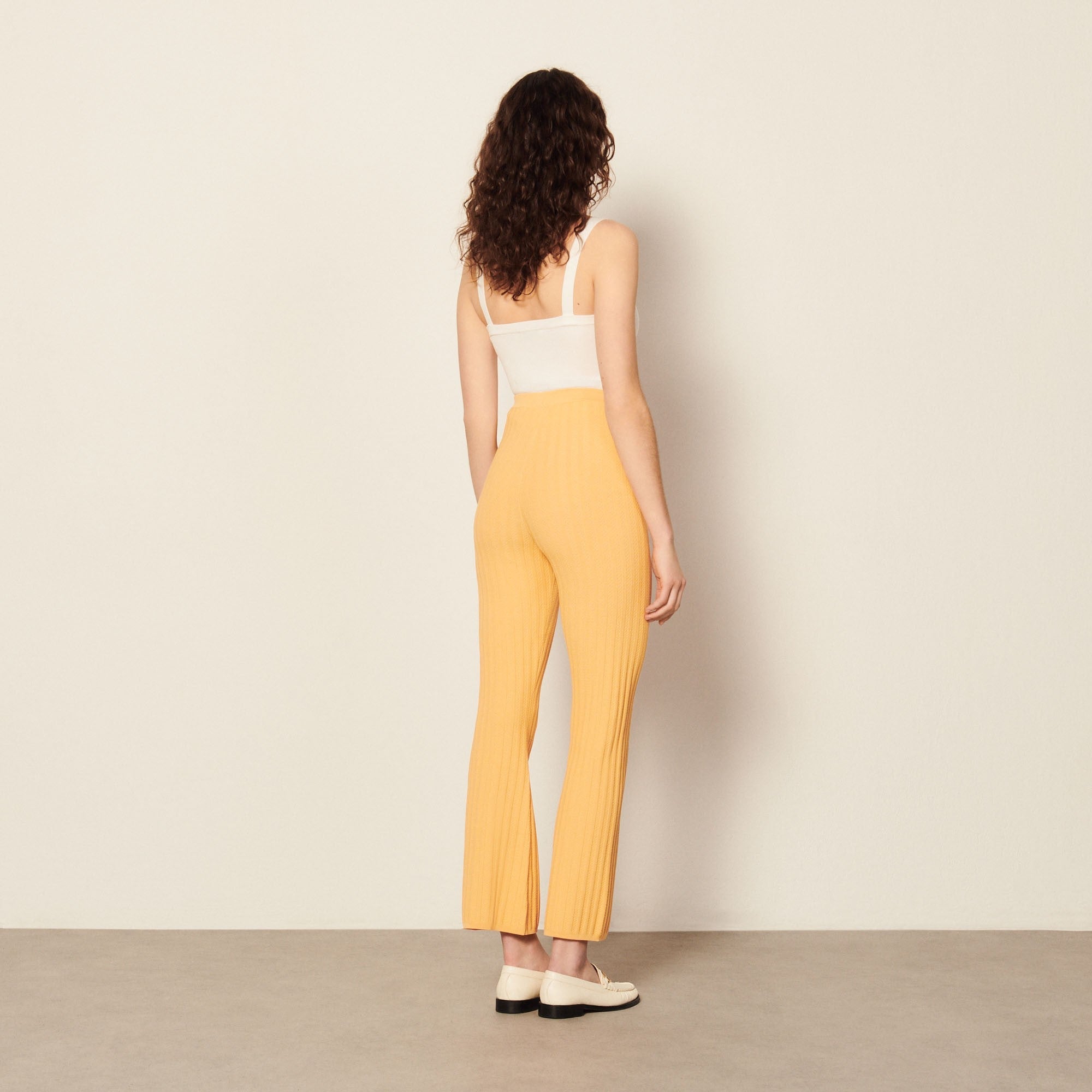 Women Knit Trousers - Clementine