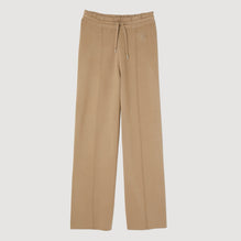 Women Knitted Straight-Leg Trousers - Taupe