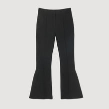 Women Flared Trousers - Black