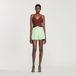 Women Pleated Vest Top - Glaise
