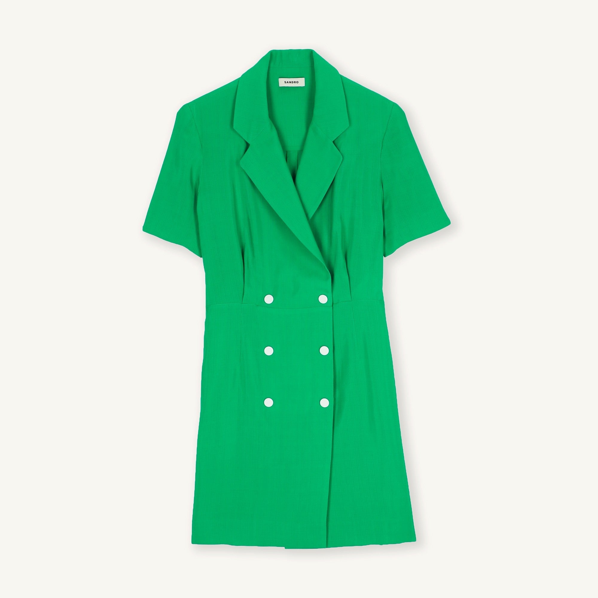 Women Tailored Dress - Vert Fluo