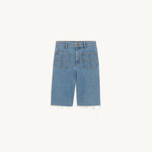 Women Denim Bermuda Shorts - Bleu Denim