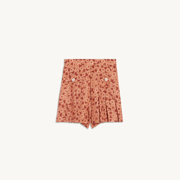 Women Printed Shorts - Brown