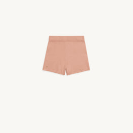 Women Wool Shorts - Powder