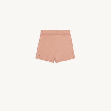 Women Wool Shorts - Powder