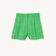 Women High-Waisted Shorts - Green Grass