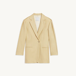 Women Tailored Jacket - Straw