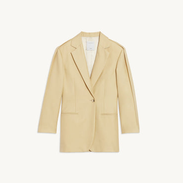 Women Tailored Jacket - Straw