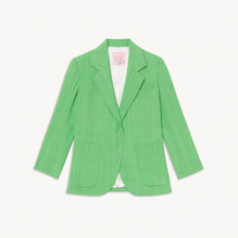 Women Tailored Jacket - Green Grass