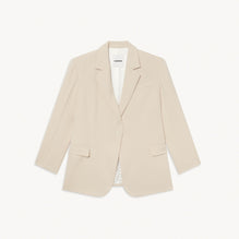 Women Oversize Flowing Jacket - Cream