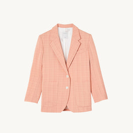 Women Tailored Jacket - Poudre Pink